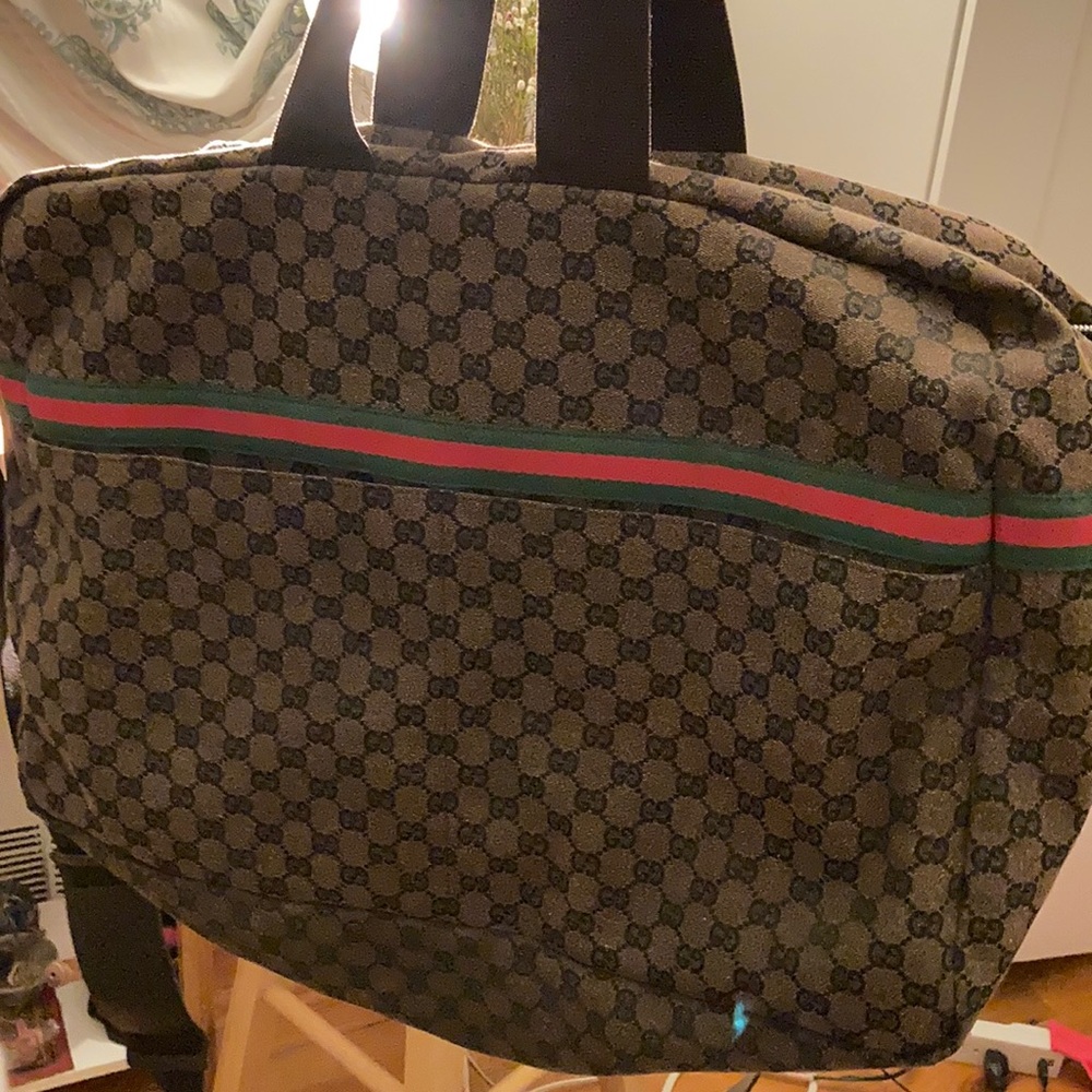 Vintage Gucci monogram travel duffle - Picture 4 of 9